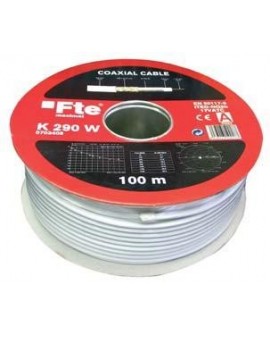 Cable Coaxial Cobre-Aluminio 100m/Fte