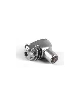Conector F rapido blindado acodado , Easy F  / Televes