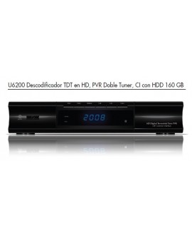 U6200, Receptor TDT HD doble tuner CI  FTE MAXIMAL