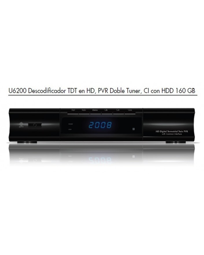 U6200, Receptor HD doble tuner CI FTE MAXIMAL