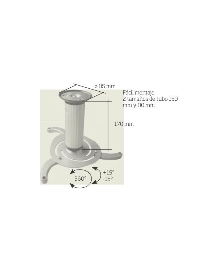 Soporte PROYECTOR MULTIPROJECTOR 10 Kg /Tboston