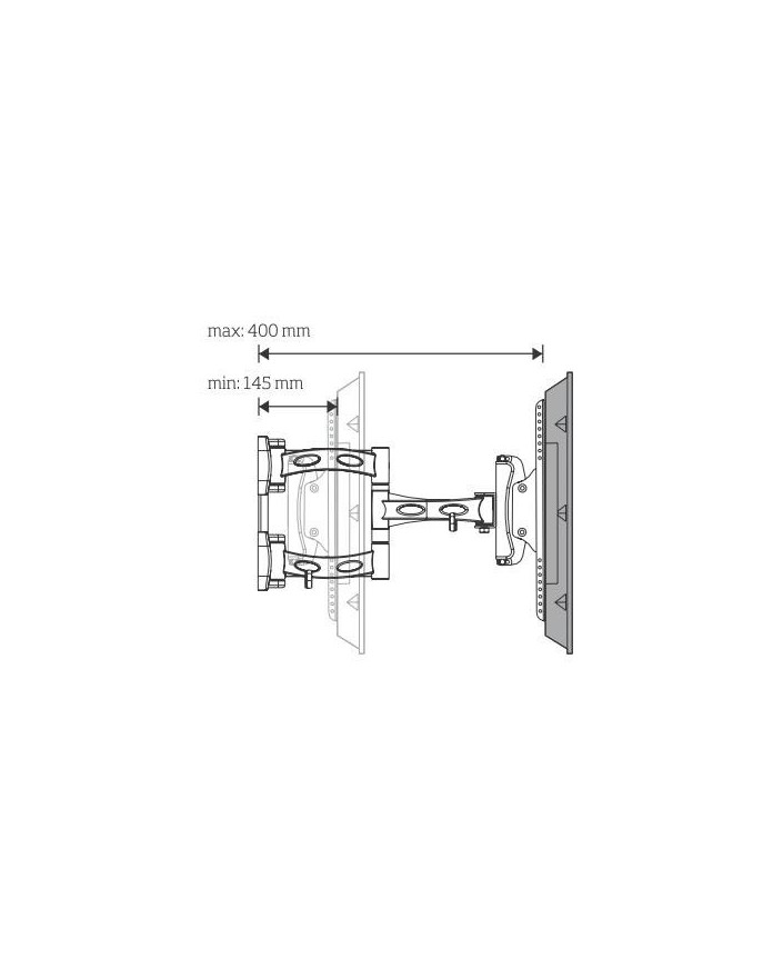 Soporte TV LCD-PLASMA LUNIXPRO 50 60Kg - 50" /Axil
