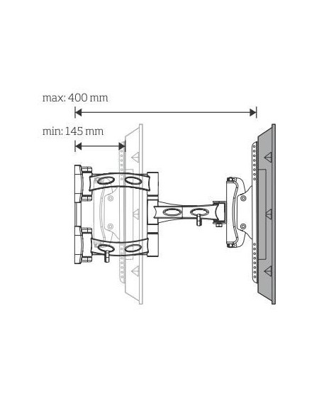 Soporte TV LCD-PLASMA LUNIXPRO 50 60Kg - 50" /Axil