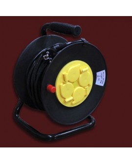 Enrrollacable 50 mts 4 tomas y proteccion termica.