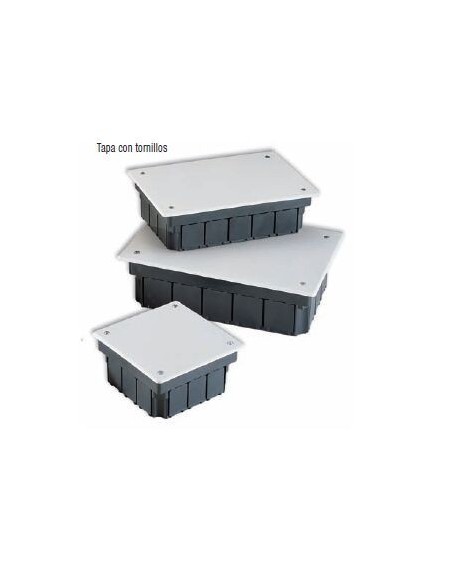 Caja empotrar con tapa con garras 160X100X50