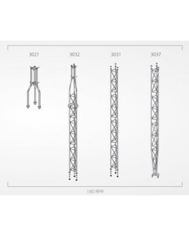 Tramo superior Torre 180 RPR Zinc+RPR 3 m 2