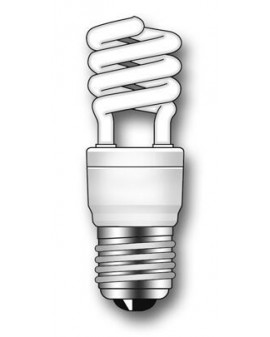 Lámpara Duralux MINI TWIST ECO Luz íntima 15W E27