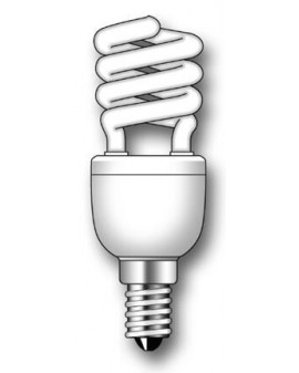 Lámpara Duralux MINI TWIST ECO Luz íntima 7W E14