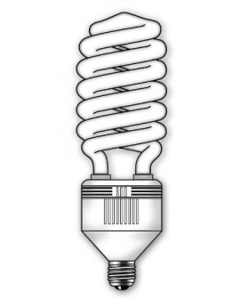 Lámpara SuperDuralux Twist Luz íntima 65W E27
