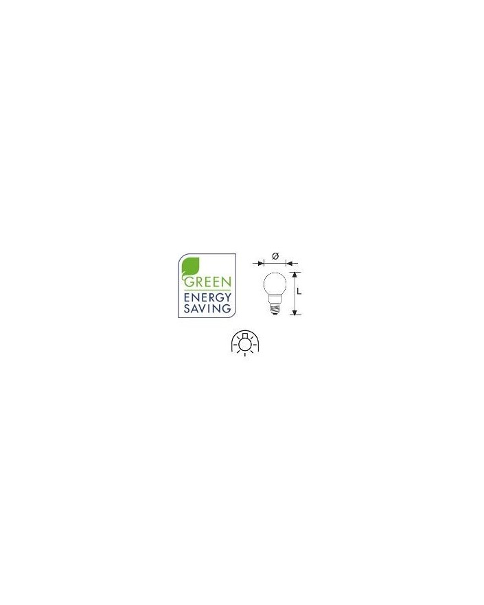 Lámpara Duralux ESFÉRICA Luz natural 11W E14