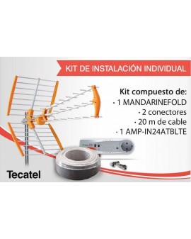 Kit Instalación Individual TDT Tecatel