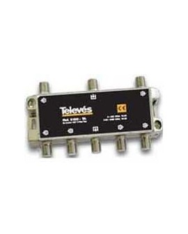 Derivador conector F, 6 salidas, 19 dB  Interior TA...