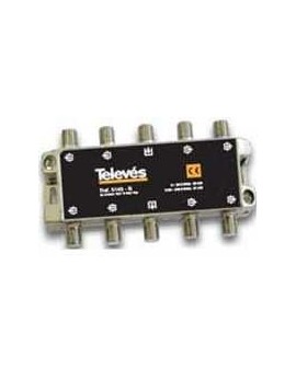 Derivador conector F, 8 salidas, 20 dB  Interior A...