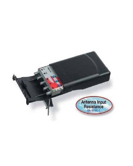 Amplificador de mástil 1 entrada UHF con paso de corriente AMB 802 DC