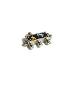 Derivador conector F, 2 salidas, 8 dB  Interior