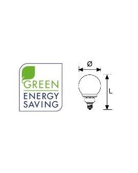 Lámpara SuperDuralux Globo Luz natural 30W E27 2
