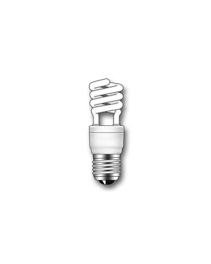 Lámpara Duralux MINI TWIST ECO Luz natural 9W E27