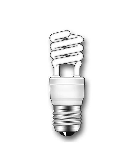 Lámpara Duralux MINI TWIST ECO Luz natural 15W E27