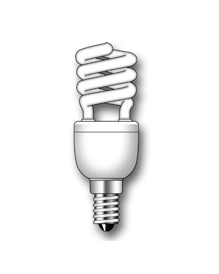 Lámpara Duralux MINI TWIST ECO Luz íntima 12W E14