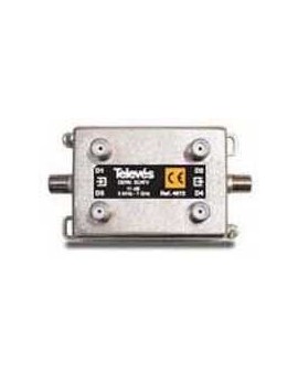 Derivador conector F, 4 salidas, 11 dB  Interior