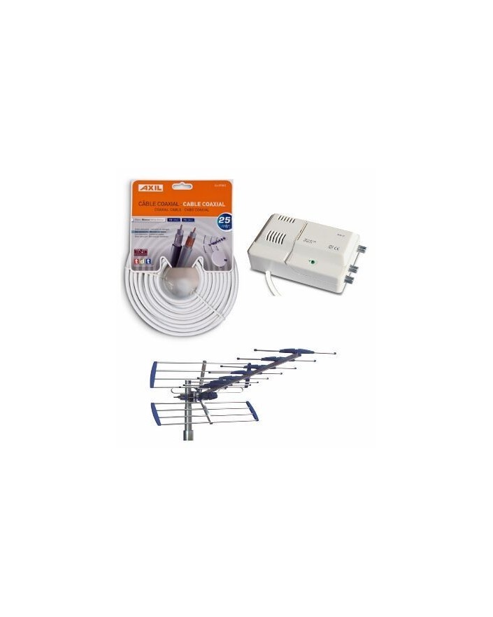 Kit Antena AN6000BI + Amplificador AM6141 +...