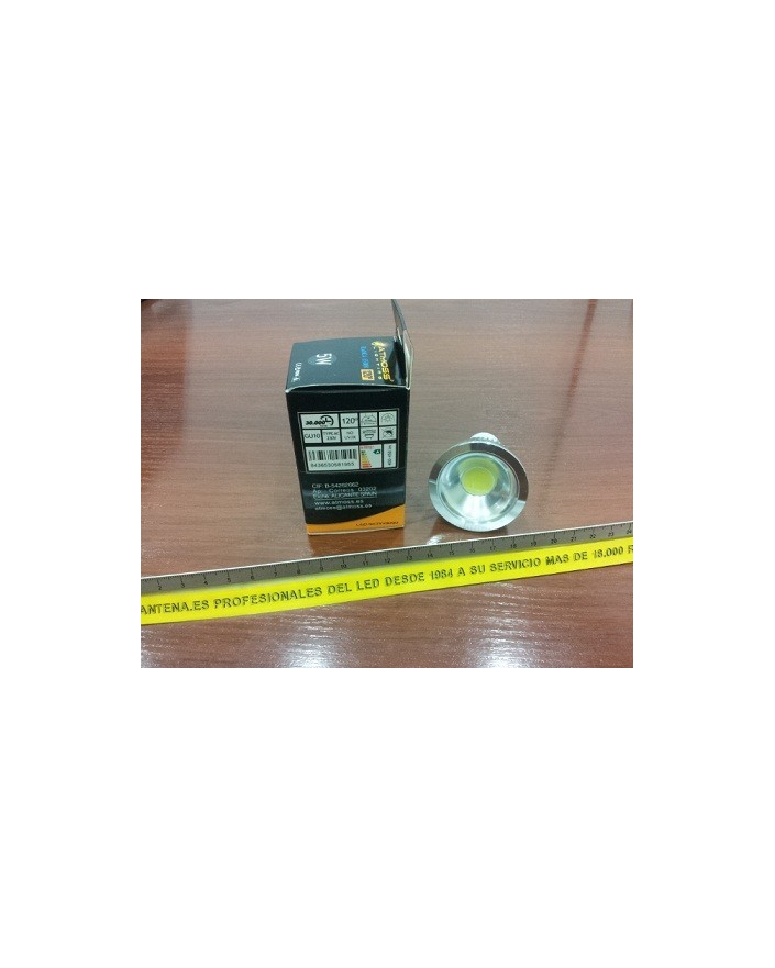 Bombilla dicroica LED COB 5W GU10 luz blanca...