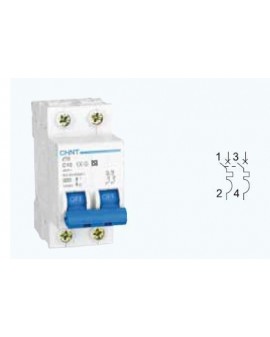 Magnetotérmico Chint 2 Polos 10A-16-20-25 A CURVA C 2