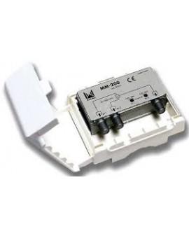 Mezclador mastil 2 entradas TV/FM-TV/FM con P.C /ALCAD
