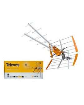 Antena V Zenit UHF  Ganancia 15dBi Televes 149202
