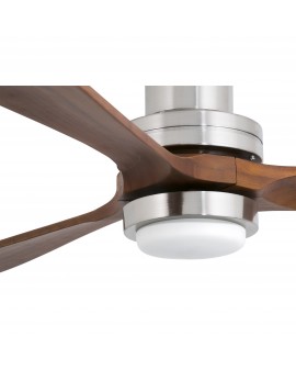 Ventilador Con Luz Lantau-G Nogal 3 aspas 2
