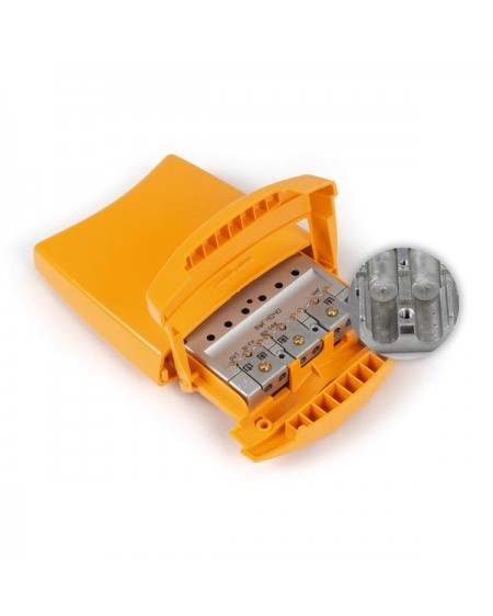 Mezclador de Mástil 3e/1s BI/FM-BIII/DAB-UHF[dc]