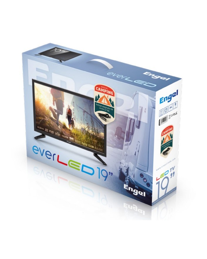 Televisor Led 19" Especial Camping