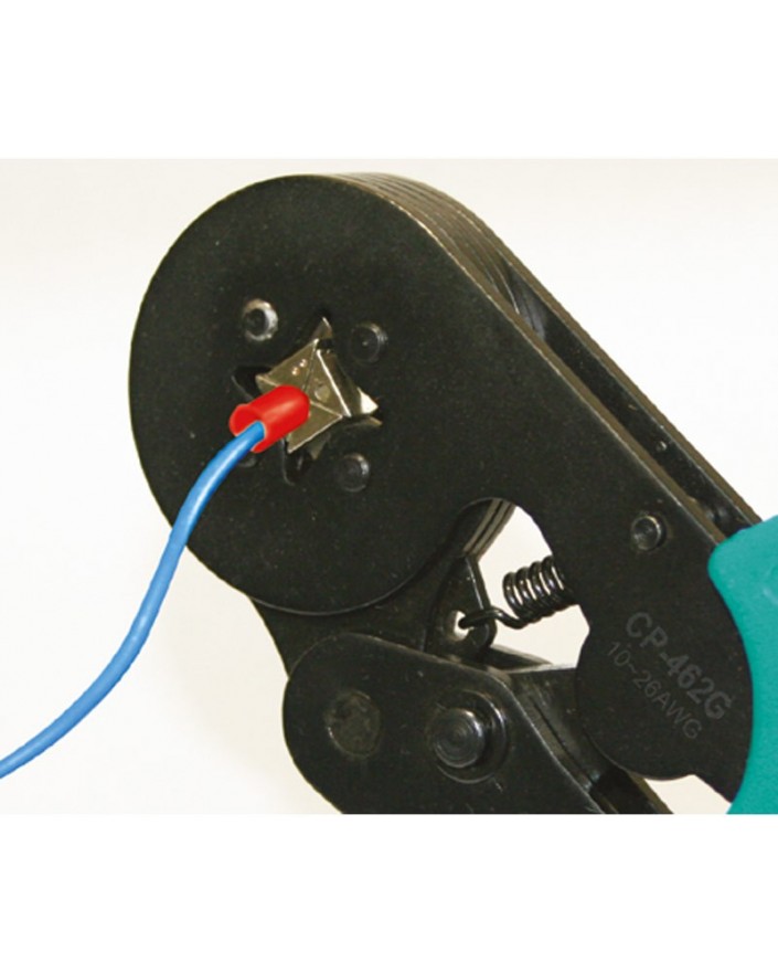 Crimpadora de punteras para cables eléctricos