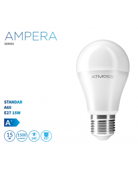 Lámpara Standar A60 E27 15W Serie Ampera 2