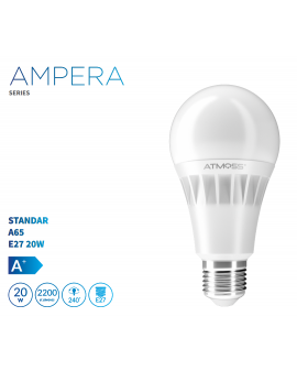 Lámpara Standar A65 E27 20W Serie Ampera 2