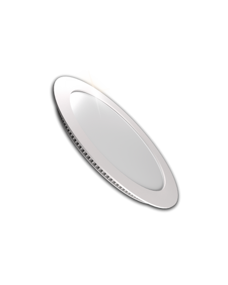 Downlight LED Circular Plano Blanco 18W Luz Blanca