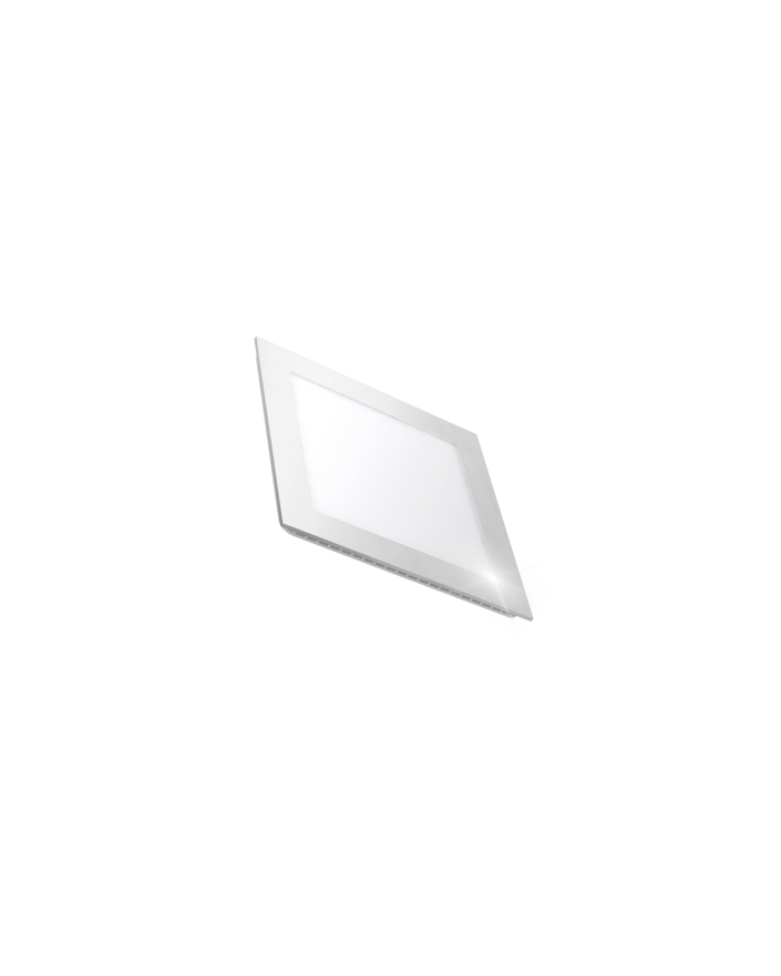 Downlight LED Cuadrado Plano Blanco 18W Luz Neutra