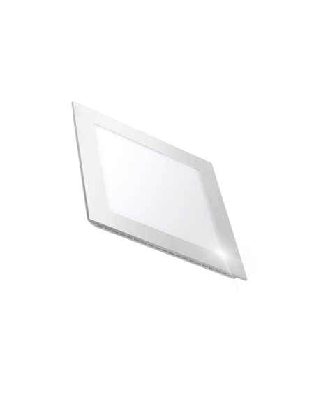 Downlight LED Cuadrado Plano Blanco 25W Luz Neutra