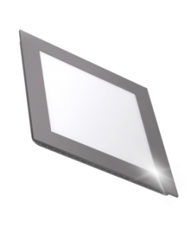 Downlight LED Cuadrado Plano Cromo 25W Luz Blanca 2