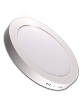 Downlight LED Circular Superficie Blanco 18W Luz Neutra 2