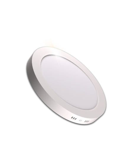 Downlight LED Circular Superficie Blanco 25W Luz Blanca