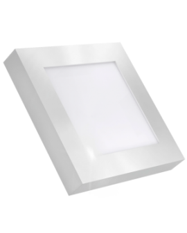 Downlight LED Cuadrado de Superficie Blanco 18W Luz Blanca 2