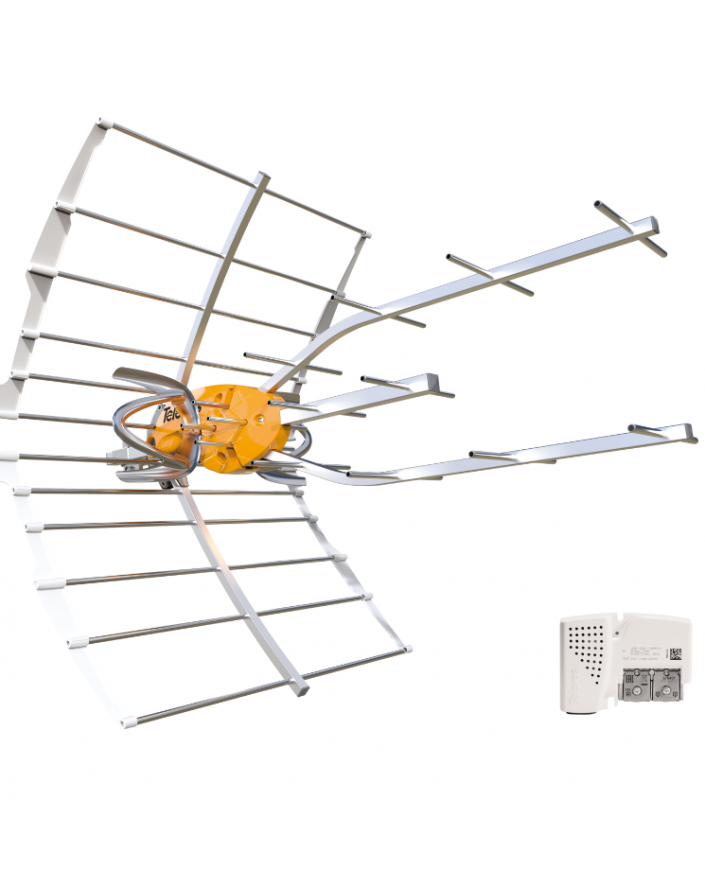 Antena televes Ellipse con fuente de alimentación