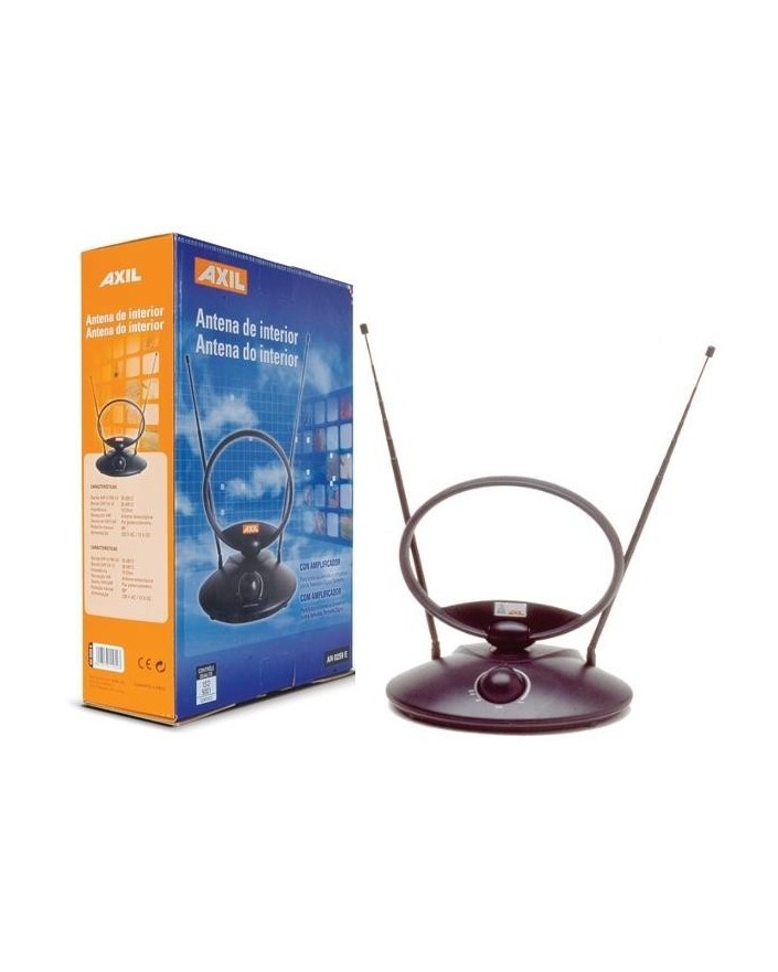 Antena de interior oval con amplificador