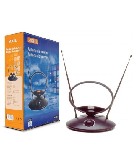 Antena de interior oval con amplificador Antena de interior oval con amplificador