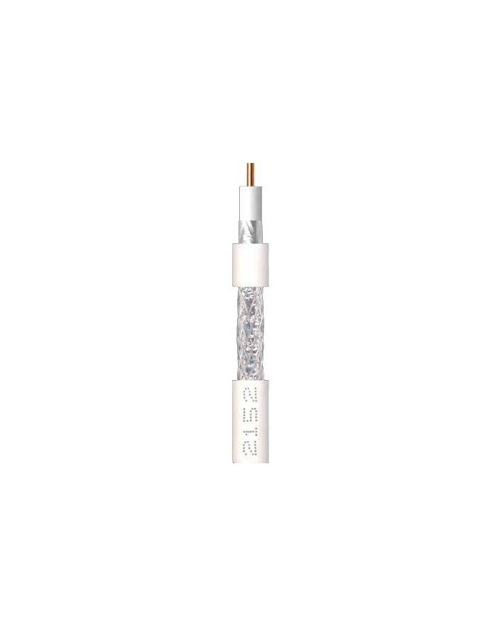 Cable Coaxial PVC Ø 6,6 mm Blanco 20 m