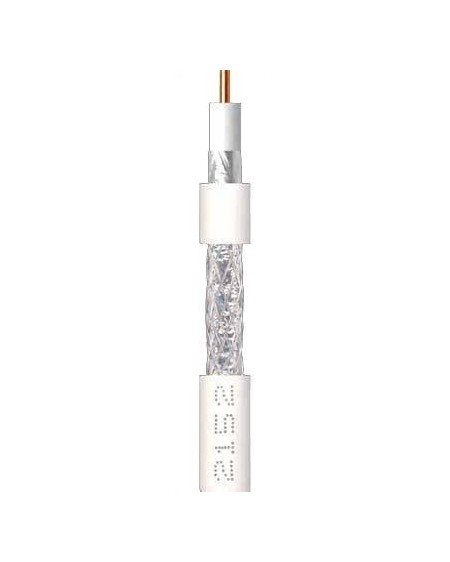 Cable Coaxial PVC Ø 6,6 mm Blanco 20 m Cable Coaxial PVC Ø 6,6 mm Blanco 20 m