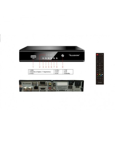 Receptor Satélite HD Illusion SA1500 Receptor Satélite HD Illusion SA1500