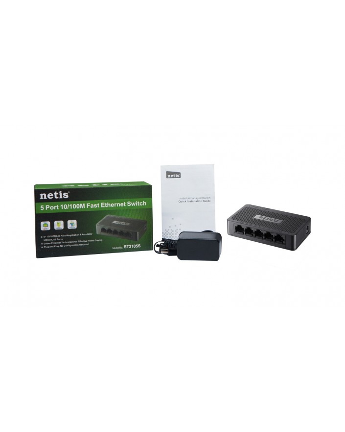 Switch Sobremesa 5P RJ45 10/100