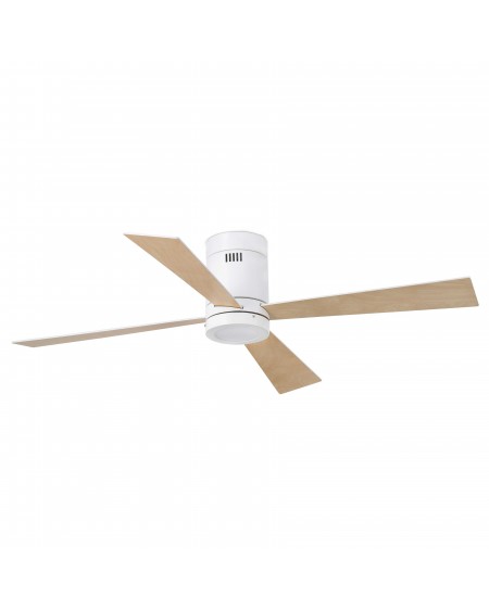 Ventilador Timor Blanco-Arce 4 aspas